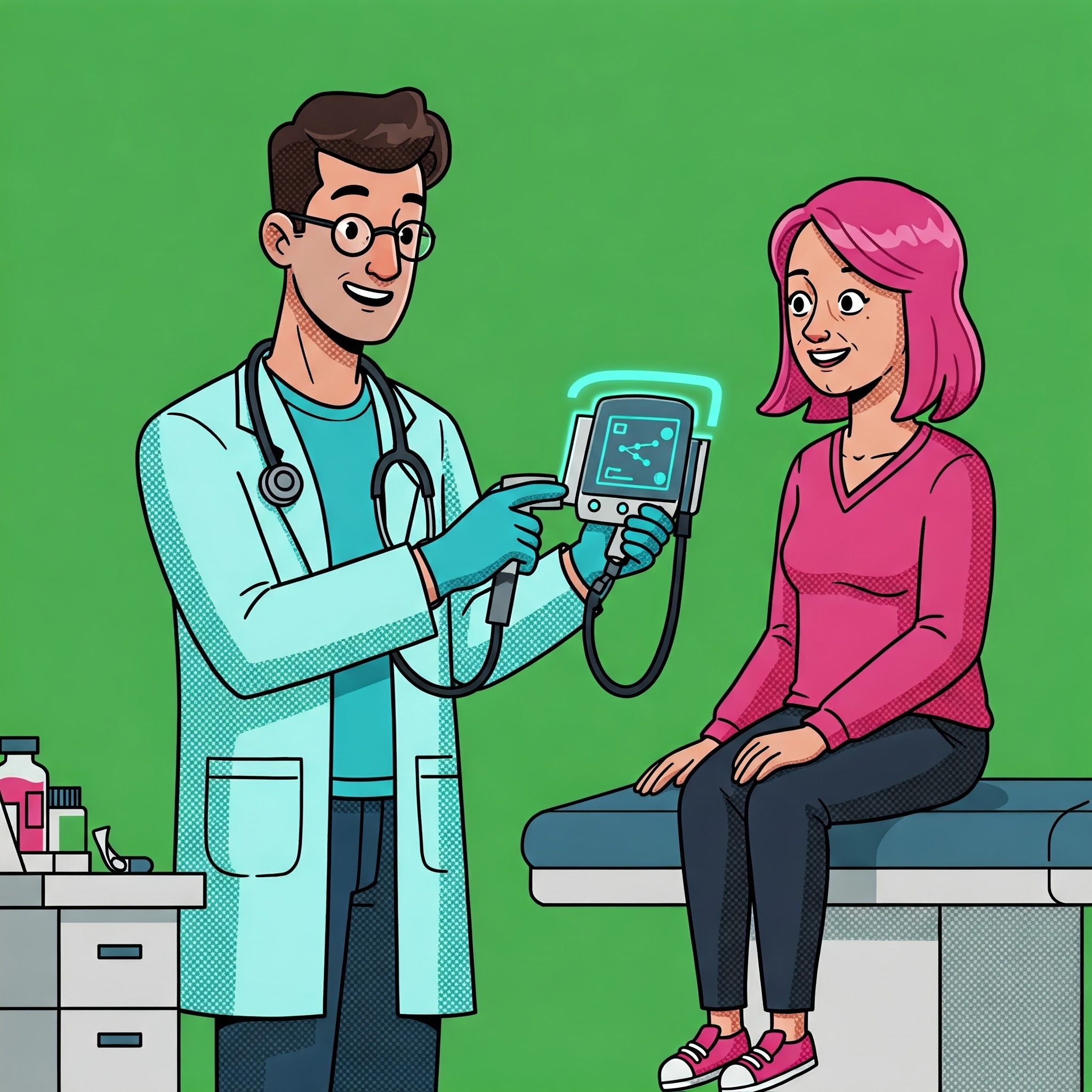 photo of Doctor Examining Patient